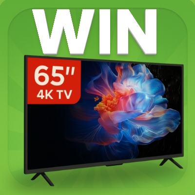 📺 Big Screen Blast – Win a 65